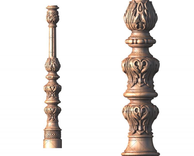 Baluster, 3d models (stl)