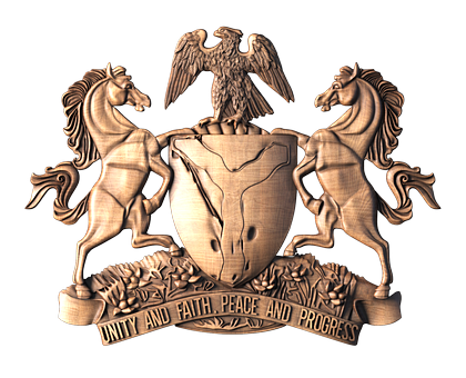 Coat of Arms of Nigeria, 3d models (stl)