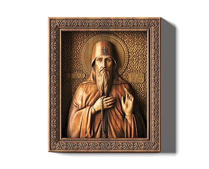 Icon of Saint Zechariah, 3d models (stl)