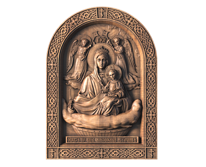 Icon of the Mother of God of the Life-Giving Spring, 3d models (stl)