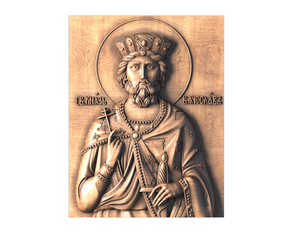 Icon Saint Wenceslaus of Czech, 3d models (stl)