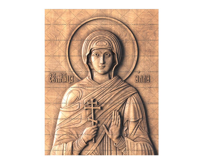 Holy Martyr St Alla Gotfskaya, 3d models (stl)