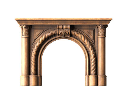 Fireplace, 3d models (stl)