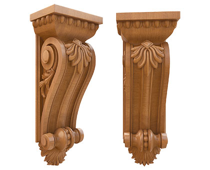 Corbel, 3d models (stl)