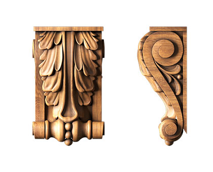 Corbel, 3d models (stl)