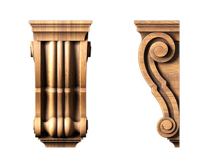 Corbel, 3d models (stl)