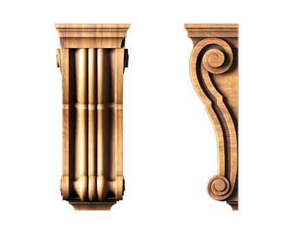 Corbel, 3d models (stl)