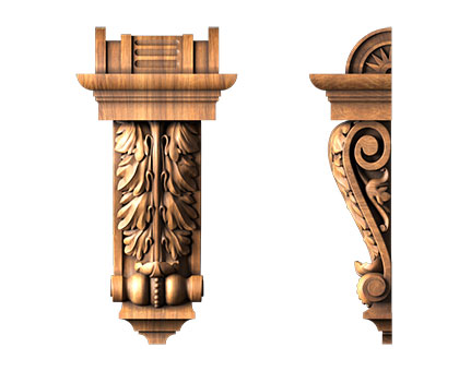 Corbel, 3d models (stl)