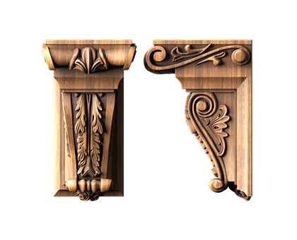 Corbel, 3d models (stl)