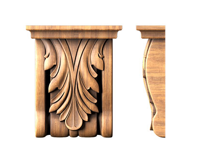 Corbel, 3d models (stl)