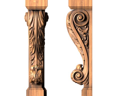 Corbel, 3d models (stl)