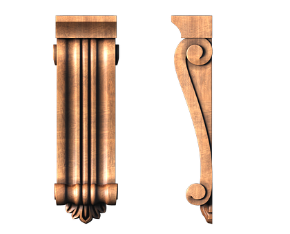 Corbel, 3d models (stl)