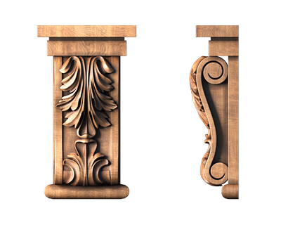 Corbel, 3d models (stl)