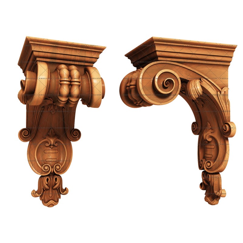 Corbel, 3d models (stl)