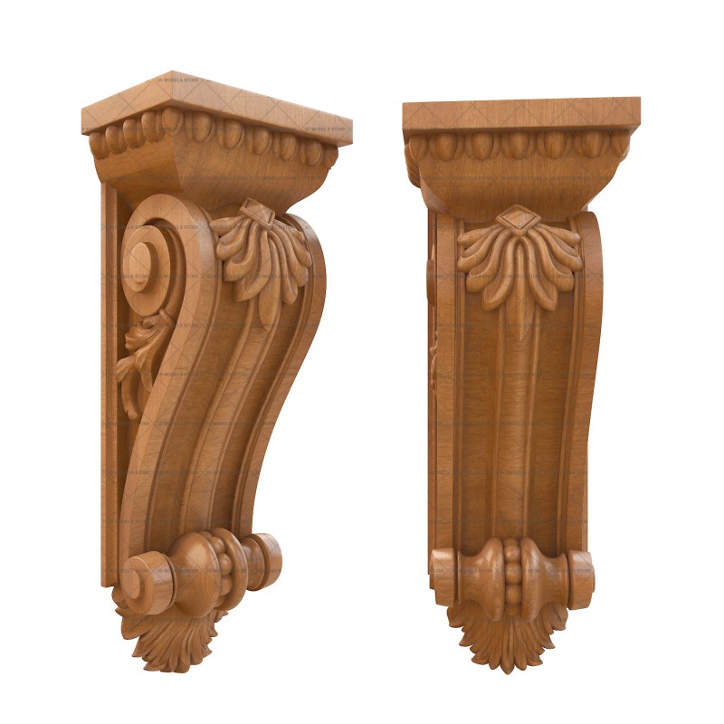 Corbel, 3d models (stl)