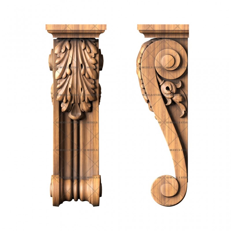 Corbel, 3d models (stl)