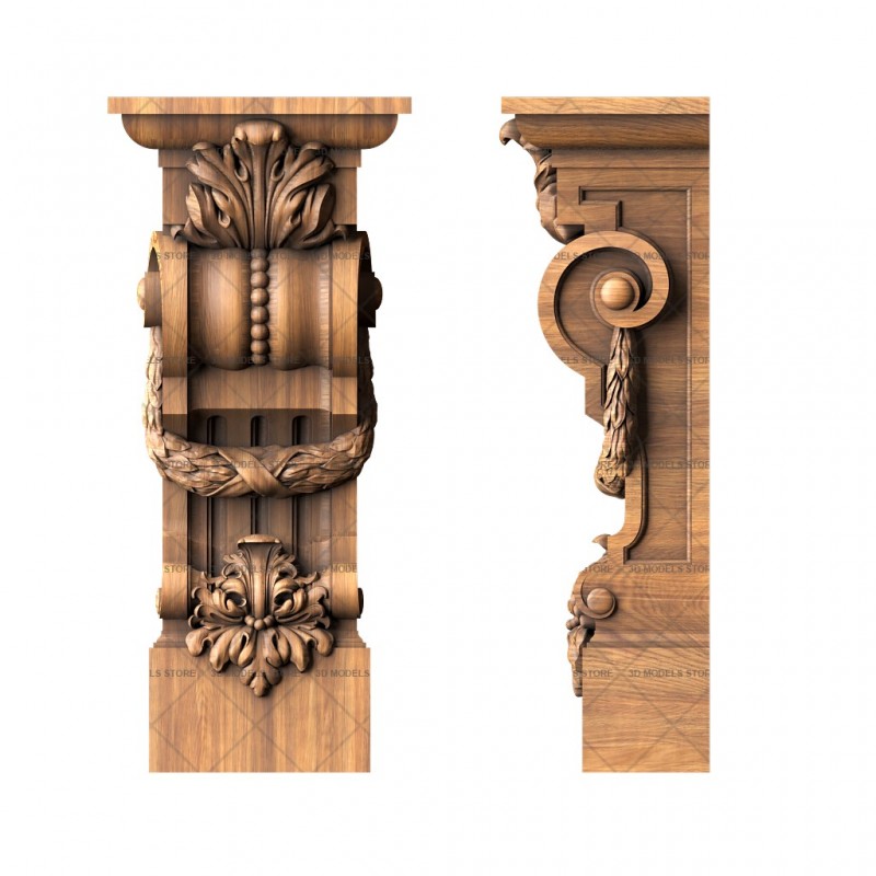 Corbel, 3d models (stl)