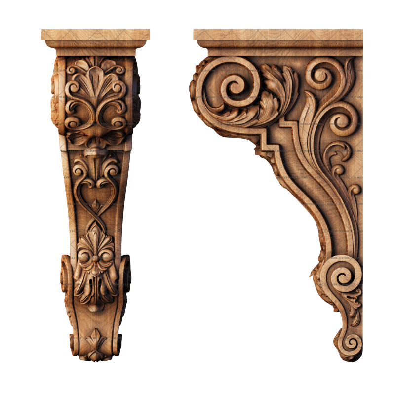 Corbel, 3d models (stl)