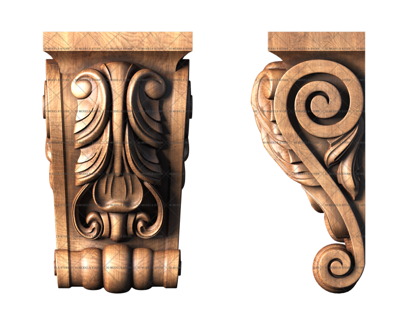 Corbel, 3d models (stl)