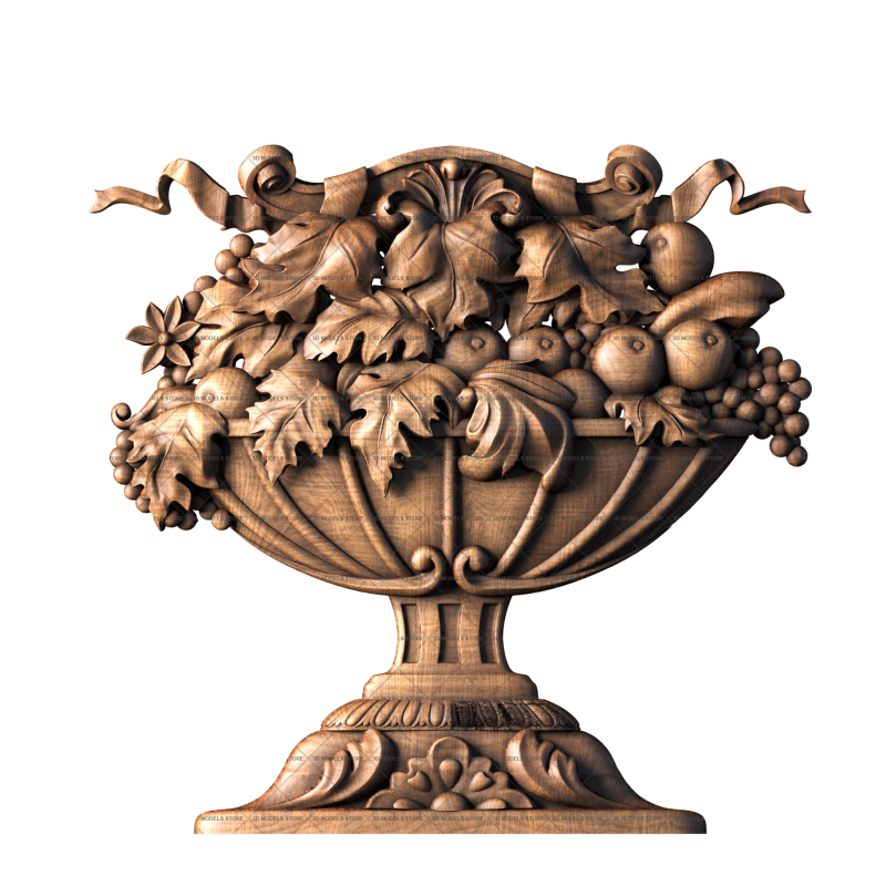 Decor central vase, 3d models (stl)