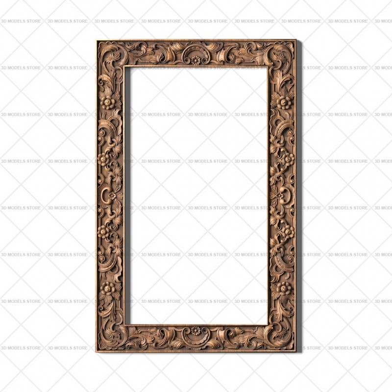 Rectangular frame, 3d models (stl)