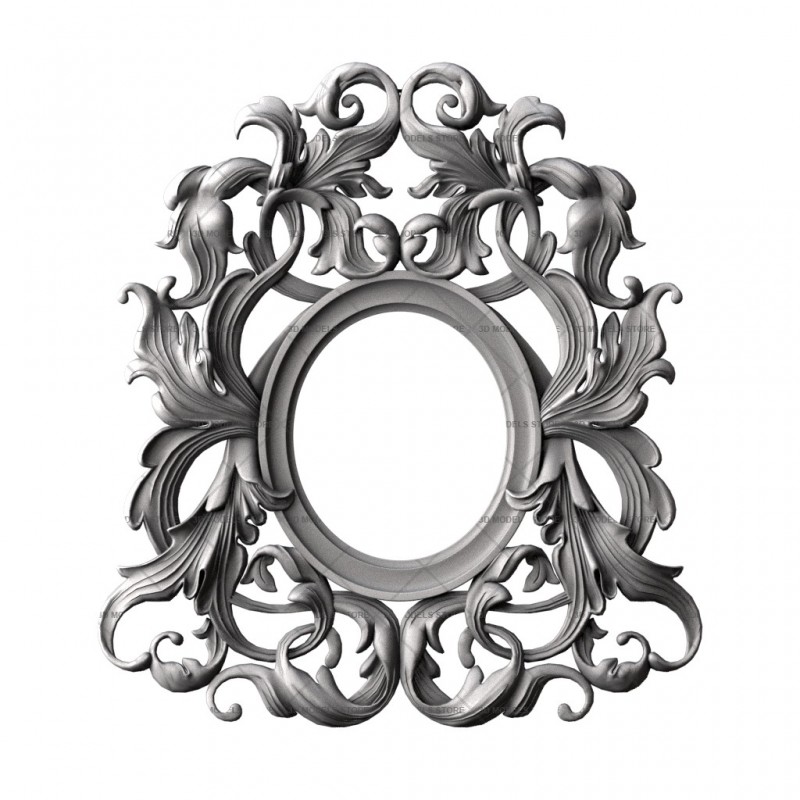 Round frame, 3d models (stl)