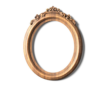 Round frame, 3d models (stl)