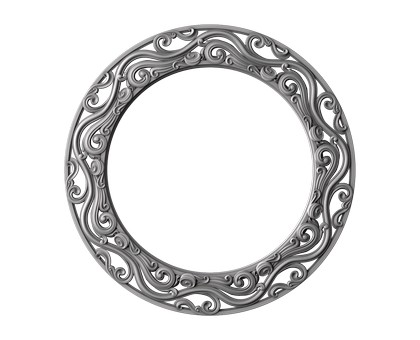 Round frame, 3d models (stl)