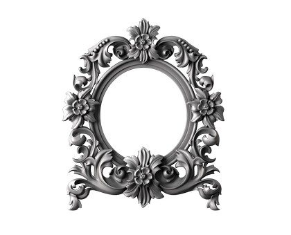 Frame round, 3d models (stl)