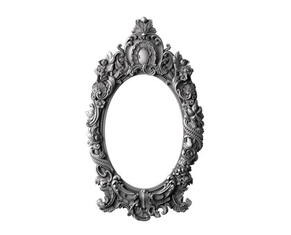 Frame oval, 3d models (stl)