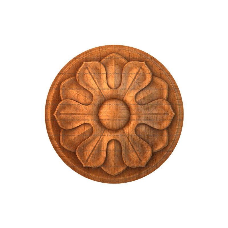 Rosette, 3d models (stl)