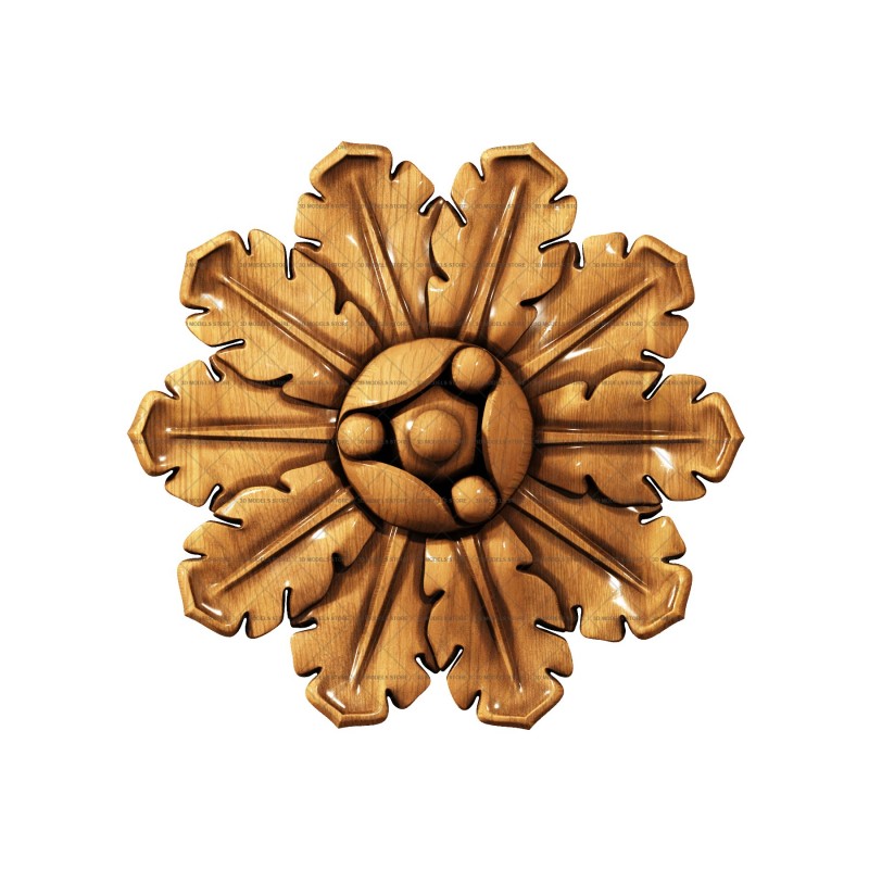 Rosette, 3d models (stl)