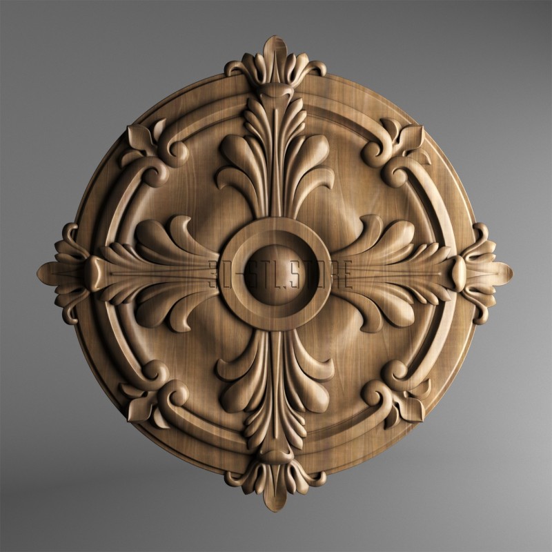 Rosette, 3d models (stl)