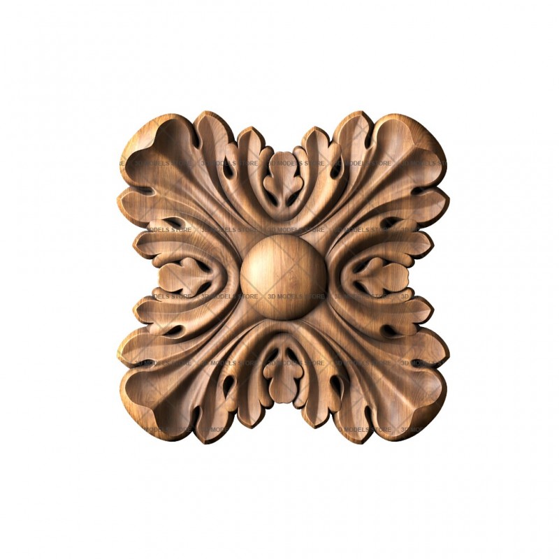 Rosette, 3d models (stl)