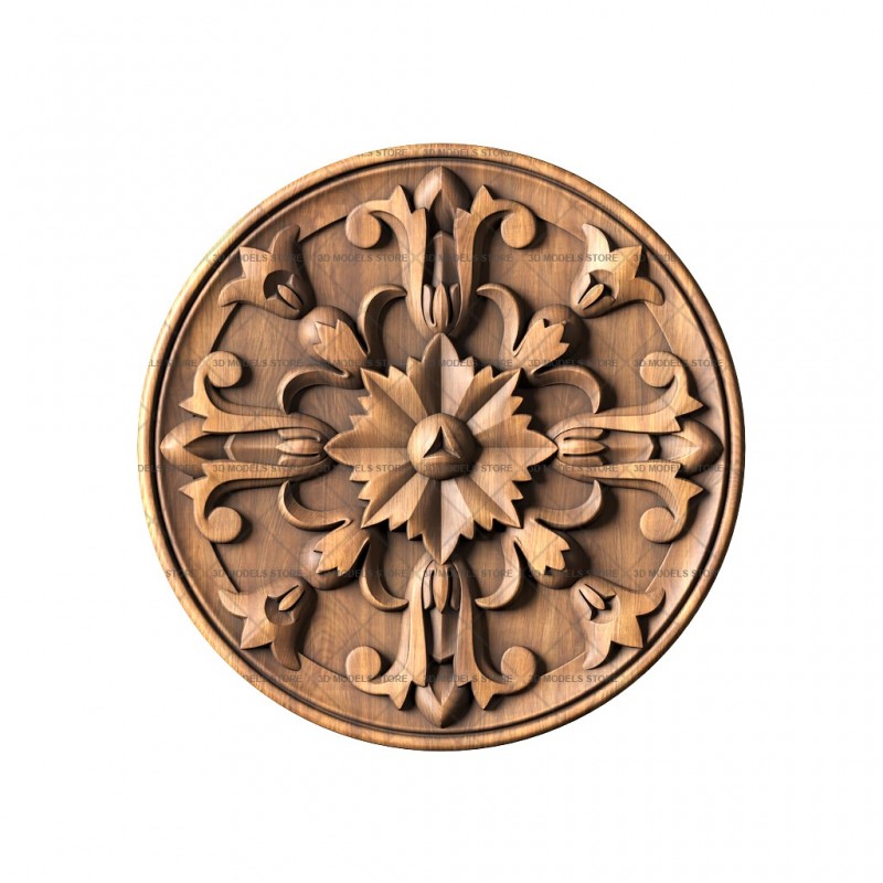 Rosette, 3d models (stl)