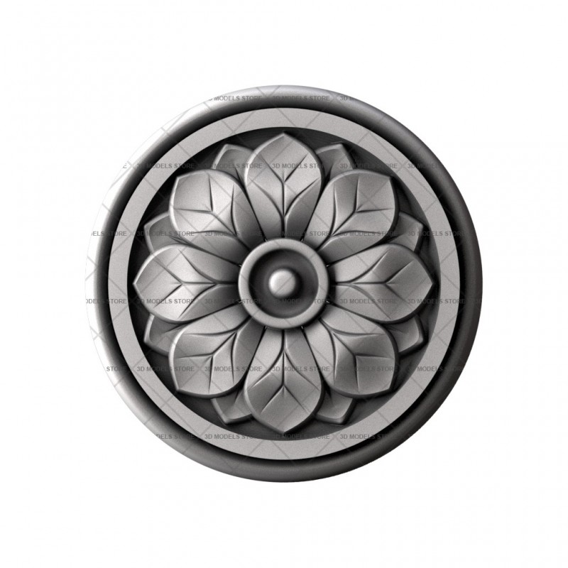 Rosette, 3d models (stl)