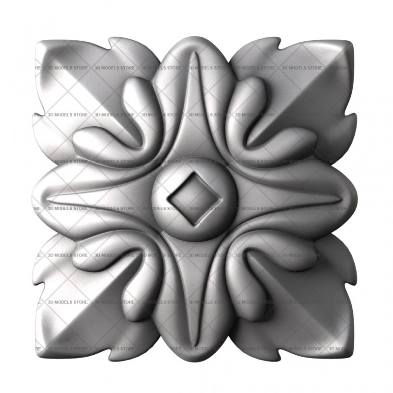 Rosette, 3d models (stl)