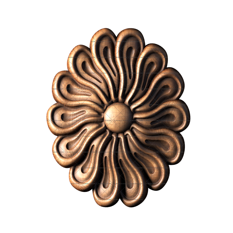 Rosette, 3d models (stl)