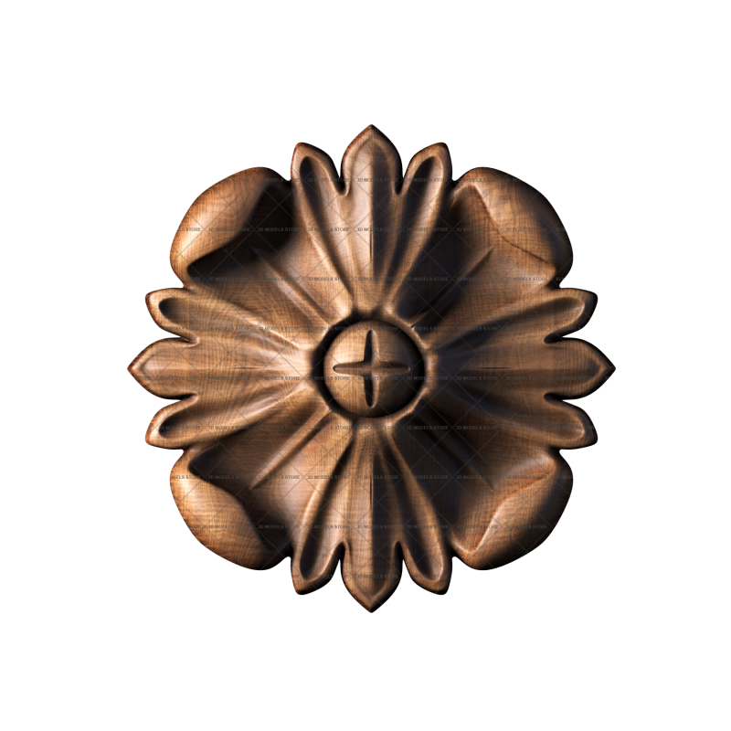 Rosette, 3d models (stl)