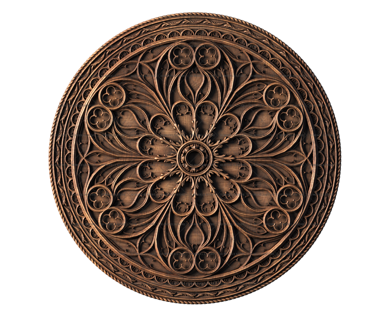 Rosette, 3d models (stl)