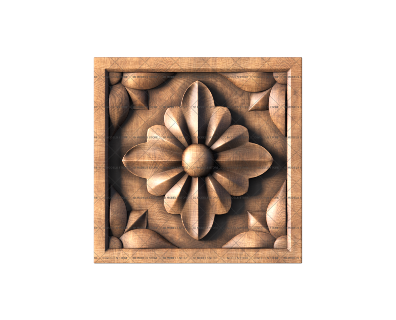 Rosette, 3d models (stl)