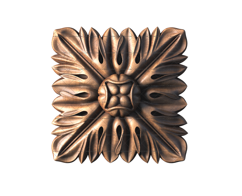 Rosette, 3d models (stl)