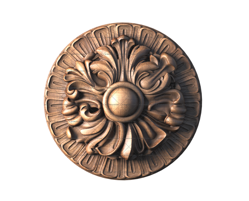 Rosette, 3d models (stl)