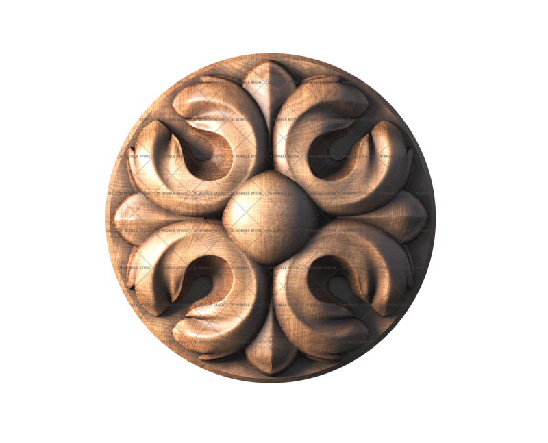 Rosette, 3d models (stl)