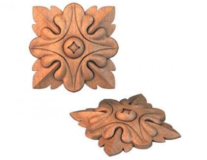 Rosette, 3d models (stl)