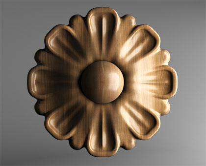 Rosette, 3d models (stl)