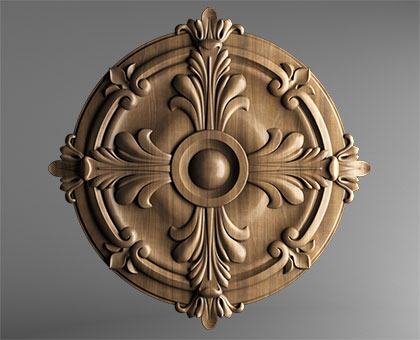 Rosette, 3d models (stl)