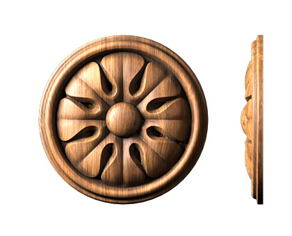 Rosette, 3d models (stl)