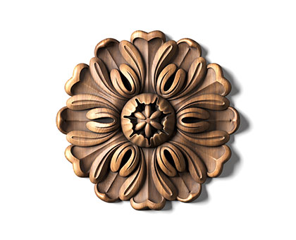 Rosette, 3d models (stl)