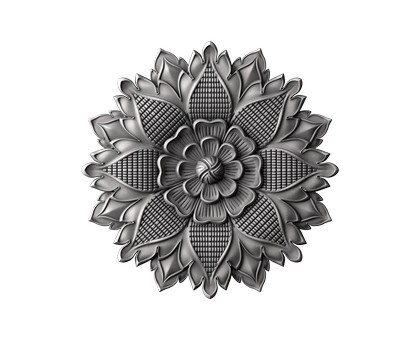 Rosette flower, 3d models (stl)